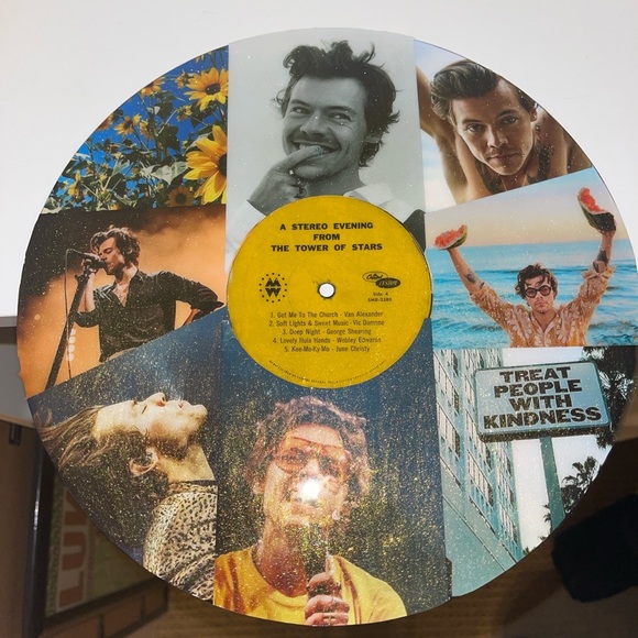 Harry styles custom collage vinyl - Picture 2 of 3